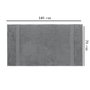 Mijölnir Chicago Bath Toalla de Baño (70 x 140) - Gris Oscuro, 100% Algodón
